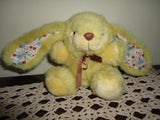 Vintage Blaschen Austria Yellow Bunny Rabbit Stuffed Plush 5 inch