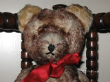 Antique Fechter Old Bear Authentic Austria 12.2 Inch Mohair Closed Mouth 1960s