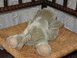 Steiff Floppy Ele 5537/28 Sleeping Elephant 28 CM Mohair NO ID