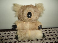 Vintage Real Fur Australian KOALA Rubber Claws & Nose