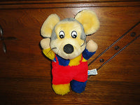 Vintage Warsaw Poland Stuffed Mouse Zabawka Dzieci Powyzej Above Kids Toy
