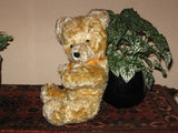 Antique 1930s Dutch Arthur Van Gelden Jointed Teddy Bear Blonde Mohair 30cm