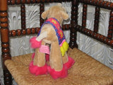 Russ Berrie UK Sandy The Camel Neon Pink Lips Metal Heart Hanger 92485