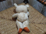 Old Antique German Mohair Bear w Tongue & Squeaker