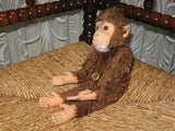 Old Antique Germany Hermann Mohair Monkey 29 CM