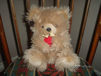 Ganz Prescott Bear 9 inch Heritage Valentines Day Satin Roses H788BS 1992