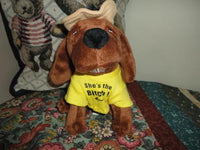 Basset Hound Plush Singing 