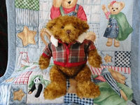 Gund HAGEN Bear Faux Brown Mohair 17 Inch Retired 2001 New
