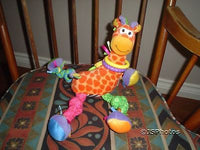 Lamaze Velvet Giraffe Baby Safe Educational Activity Toy