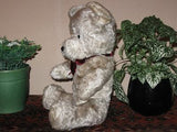 Antique 1930s Dutch Arthur Van Gelden Bear Gray Mohair Squeaker 14 Inch