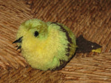 Steiff Green Woolen Bird 7082/10 10 CM 1974-77 IDS