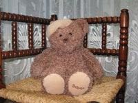 Babico Toys Holland Dutch 17 Inch Brown Teddy Bear with Baseball Cap
