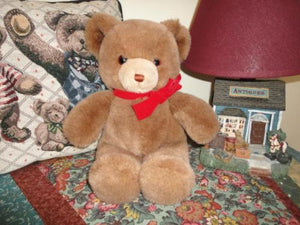 Gund Tender Teddy Brown Bear 13 inch 1983