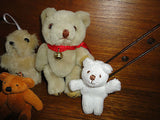 Miniature Teddy Bears Cute Little Lot of 4