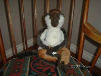 Russ Berrie Sentwali Monkey Plush 21070 Handmade 16 In.