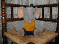 Steiff Germany 6112/35 Happy Elephant 35cm KF Button only