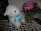 Vintage Baby Lamb Sheep Plush Toy 8 inch