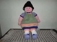 Handmade Canada OOAK JUMBO Knitted DOLL 26 inch