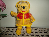 Disney Store WINNIE the POOH Raincoat Bear Retired