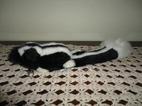 SKUNK Plush Zippered Case 14in w Metal Hanger B.J. Toy