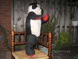 Antique 1940s UK Heavy Jumbo Panda Bear With Growler 30 Inch