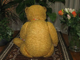 Antique 20 Inch Sonneberg Thuringia Germany Old Girl Bear 1940s