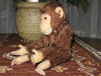 Antique Steiff Mohair Jocko Monkey Chimpanzee FF Button 1934-1936 Germany