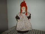 OOAK Handmade Vintage Cotton DOLL Yarn Hair 19 inch