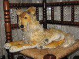 Old Antique Steiff Mohair Collie Dog 2343,00 43CM 17 inches NO ID Large Laying