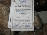 Dean's Rag Book UK Sullivan Yes No Bear Beige Mohair Artist Barbara Sixby Usa