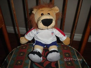 PMS Toys Uk British Lion Soccer / Rugby Player Plush