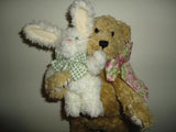 Boyds Bears BARLEE & HOPPS Bear & Bunny Heirloom Series