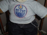 Build A Bear EDMONTON OILERS Hockey Bear 15 Inch