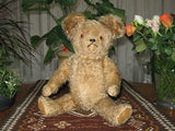 Antique Old Hermann Bear 16 Inch Blonde Mohair w Growler