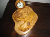 Canadian Maple Wooden Clock Sculpture Artist Fred Sibley Things From Wood