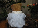 Antique Hermann BEHA Germany Girl Bear 15 Inch Glass Eyes 1930s