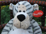 Knuffie Tiger Plush Grey White SSC Netherlands 11 inch