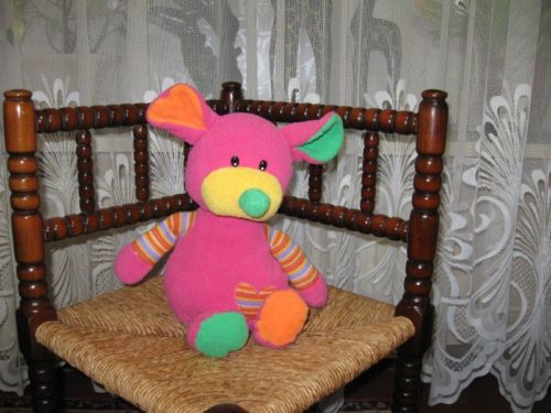 JBL Toys Pink Teddy Bear Plush with Heart 40 CM