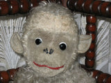 Old Antique German Grey Mohair Monkey 41 CM