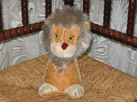 Schuco Germany Antique 1950s Mohair Lion 22 CM NO ID