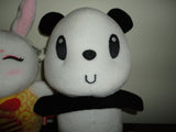 Hong Kong Ocean Park PANDA & Metoo Chinese Bunny RABBIT lot of 2 toys
