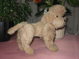 Antique Anker or Grisly Germany 1950s Mohair Poodle Dog Rare