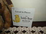 Teddy Bear Museum Stratford-Upon-Avon Loved to Pieces Mohair Bear