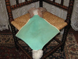 Old Antique 1950s Steiff Germany Bunny Rabbit Baby Blanket No Button or Tag