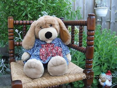 Warex Dutch Netherlands Girl Dog Stuffed Animal Plush 17 Inch 1970's