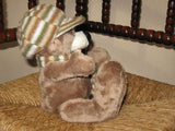 Global Plush Toys Holland Winter Teddy Bear Vinyl Nose
