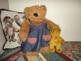 Happy Teddy Girl Bear with Little Baby Bear Lot of 2