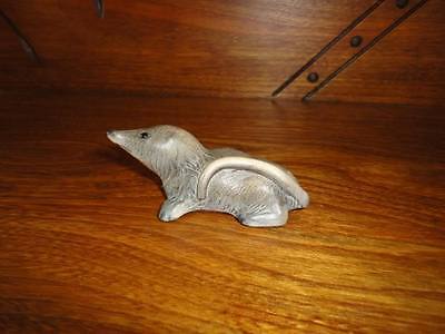 OOAK Chateau Leather Canada Artist Designed MOLE Figure