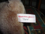 Stuffed Animal House Canada Maplefoot Bears " Syrup "