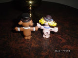Pound Puppies Set of Two Rubber Character Figures
